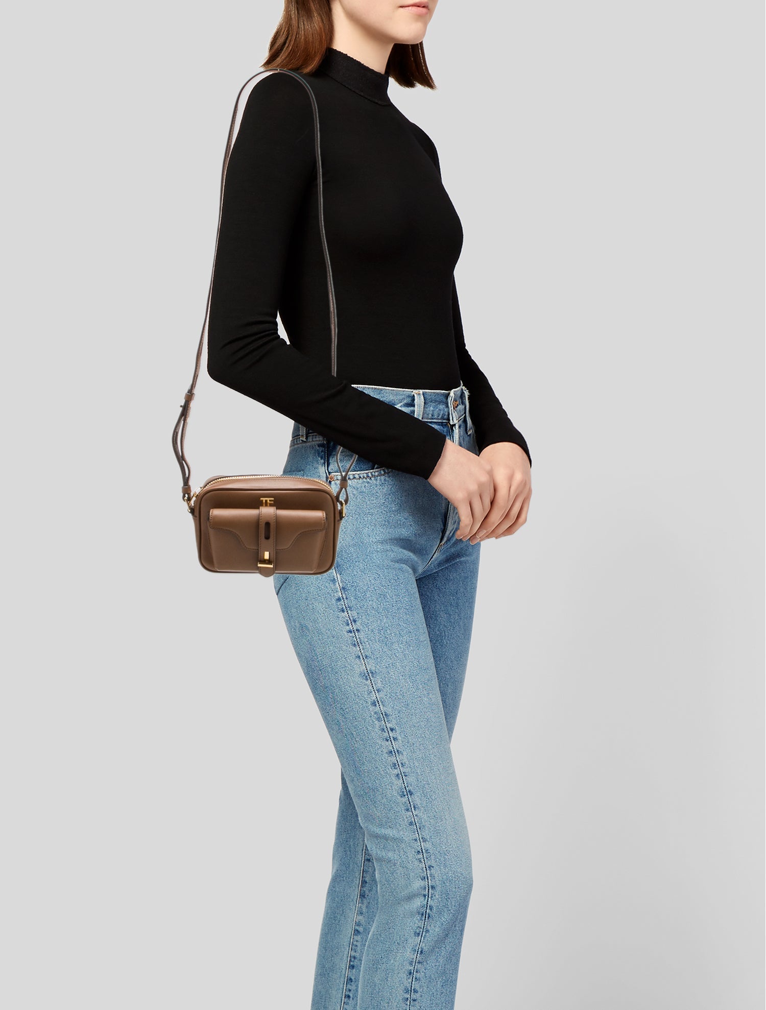 Tom Ford Leather Shoulder Bag